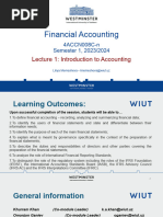 Lecture 1 Introduction To Accounting