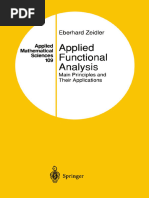 Applied Functional Analysis Main Principles and Their Applications Zeidler Compress