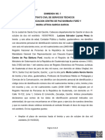 Enmienda Contrato María García