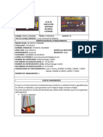 Acta de Inspección Sanitaria Wimovil