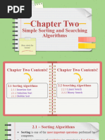 Chapter 2 The Last Simple Sorting & Searching Algorithm New