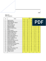 Daftar Nilai Siswa SMP KLS 8 Kurikulum2013 Format Excel