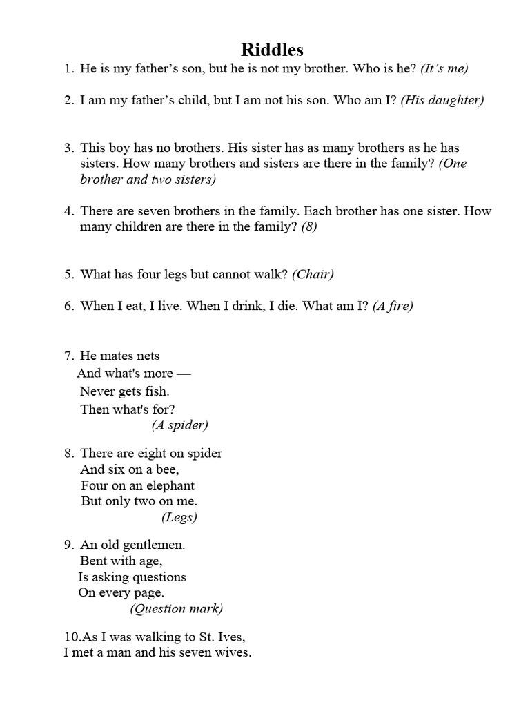 Riddles PDF
