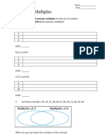 Exploring Multiples Practice