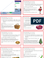 FR t2 T 984 Year 3 Christmas Mental Maths Challenge Cards English French