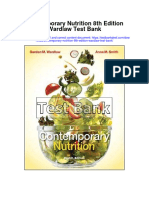 Contemporary Nutrition 8th Edition Wardlaw Test Bank