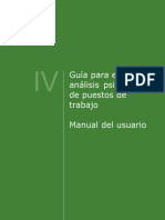 Guia para analisis de puesto de trabajo