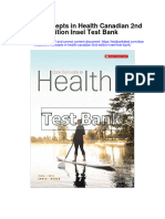 Core Concepts in Health Canadian 2nd Edition Insel Test Bank