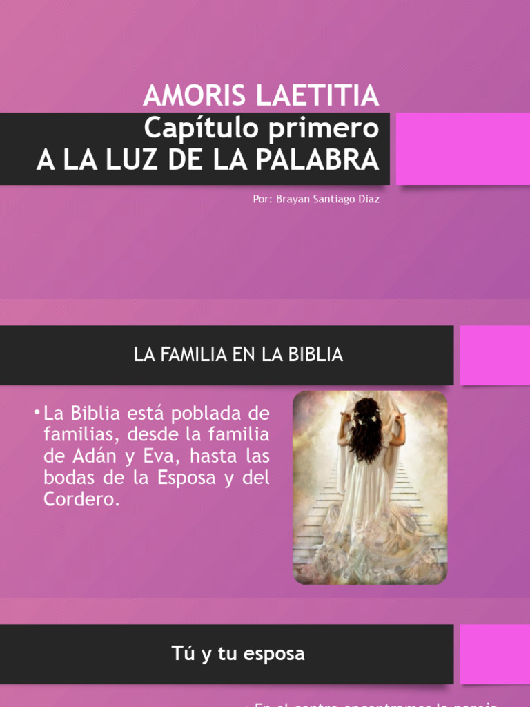 La familia en la Biblia: amor y fe | PDF | eucaristía | Amor