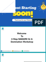 NABARD GR A 2023 - 6 Step Domination Workshop-23r June 2023