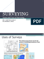 Types and Uses of Surveying