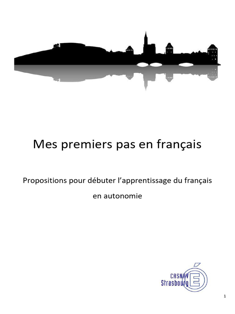553 Mes Premiers Pas En Francais Propositions Pour Debuter