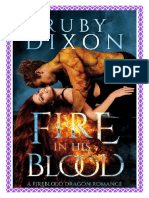 Fireblood Dragon 01 - Fire in His Blood - Ruby Dixon - en