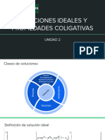 Unidad 2: Soluciones Ideales