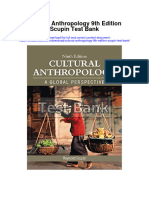 Cultural Anthropology 9th Edition Scupin Test Bank