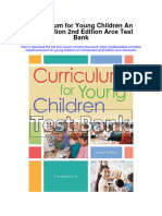 Curriculum For Young Children An Introduction 2nd Edition Arce Test Bank