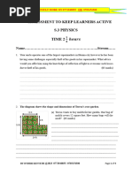 Physics S3 Exam Revision 2025 | PDF | Force | Voltage