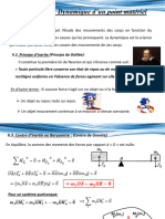 Chapitre II Dynamique Du Point Matériel