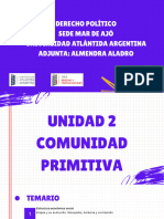 Clase 2 - Comunidad Primitiva