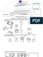 Evaluación Lenguaje N°1