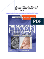 Developing Human Clinically Oriented Embryology 10th Edition Moore Test Bank
