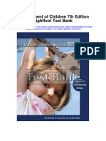 Development of Children 7th Edition Lightfoot Test Bank