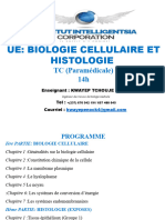 Ue Biologie Cellulaire Et Histologie