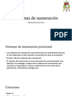 Generalidades Sobre Sistemas de Numeración