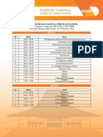 Lampiran 1 - Susunan Acara Dan Daftar Pemakalah Seminar Nasional Forum Linguistik 2022