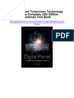 Digital Planet Tomorrows Technology and You Complete 10th Edition Beekman Test Bank
