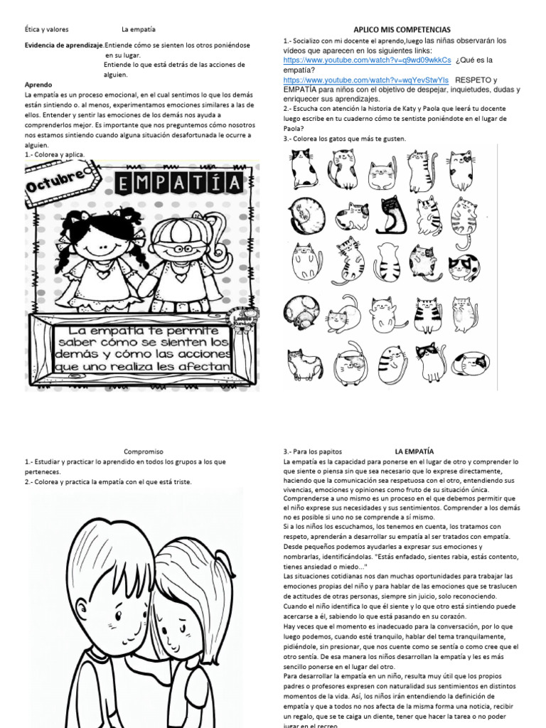 Fomentando la Empatía en Niños | PDF | Empatía | Las emociones