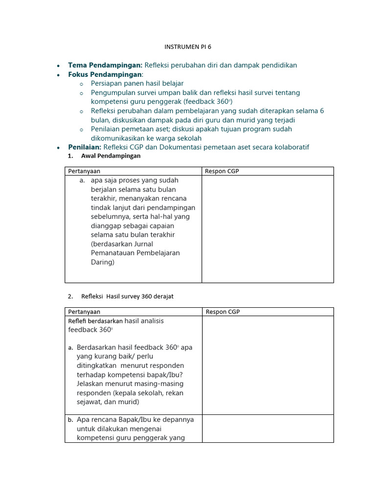 Refleksi Guru Penggerak | PDF | Karier & Perkembangan