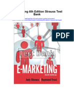 E Marketing 6th Edition Strauss Test Bank