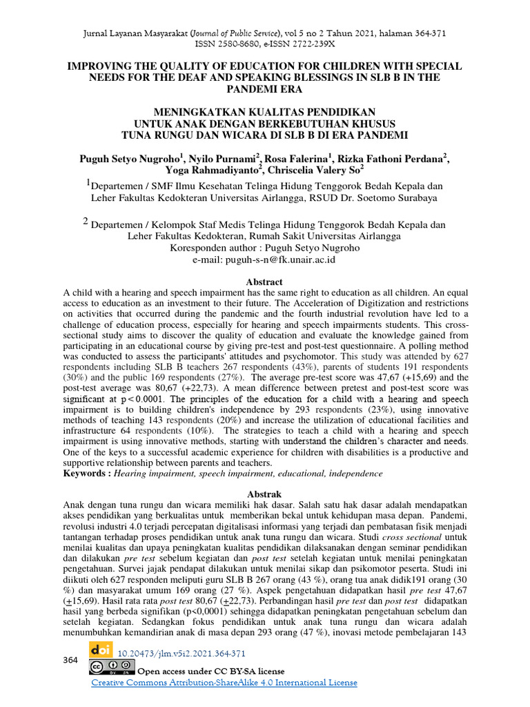 Enhancing Education for Deaf Children | PDF