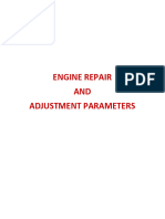 Engine Repair - Adjustment Parameters