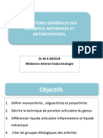 Arthrites Arthrose Et Arthropathie