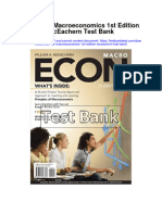 Econ For Macroeconomics 1st Edition Mceachern Test Bank