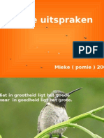 Mooieuitspraken