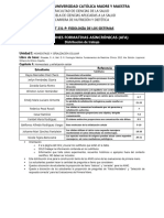 Distribución de Trabajo AFAs. Semana 1