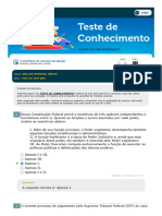 Teste de Conhecimento 2021-2 História Da Justiça No BR