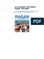 Economics Canadian 15th Edition Ragan Test Bank