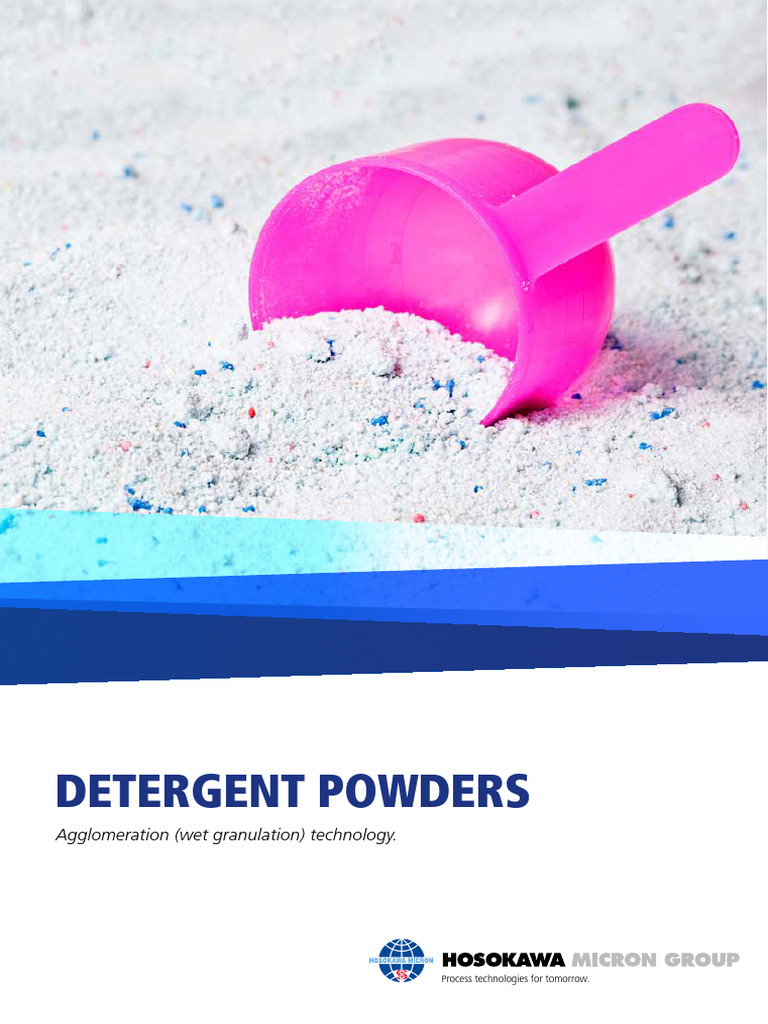 Detergent Powders PDF Detergent Industrial Processes