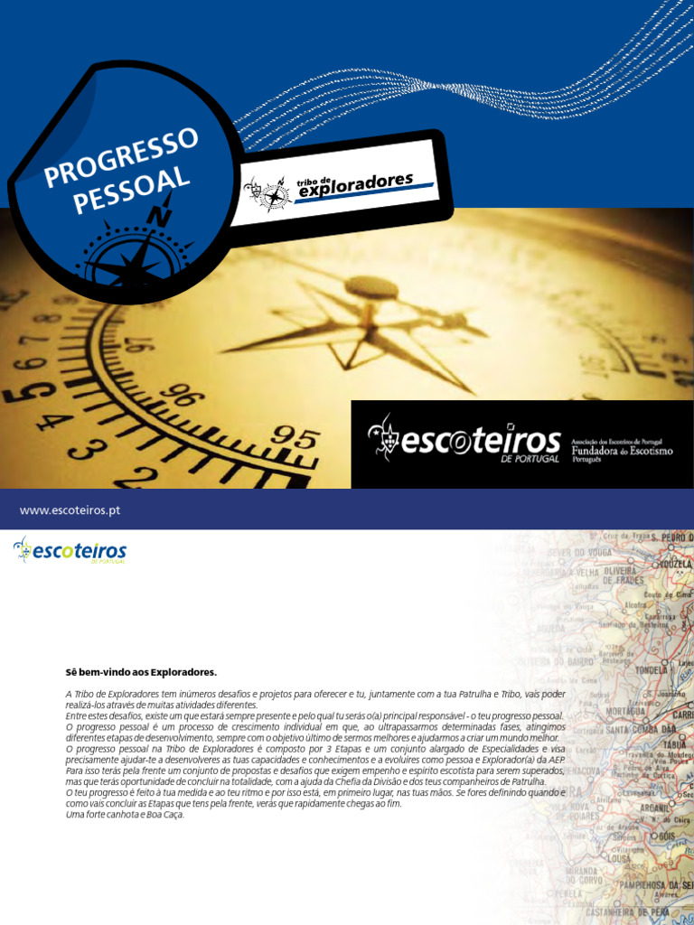 Caderno Progresso Exploradores | PDF | Carreira e Crescimento