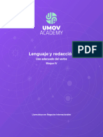 Lenguaje y Redacción: Uso Adecuado Del Verbo