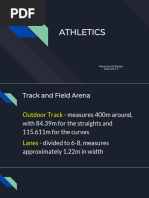 WEEK 4 Rules of Track and Field