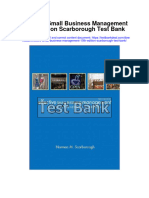 Effective Small Business Management 10th Edition Scarborough Test Bank