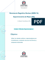Resonancia Magnética Nuclear (NMR) - Masas (MS)