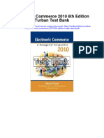 Electronic Commerce 2010 6th Edition Turban Test Bank