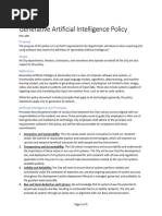 How To Declare The Use of Generative AI Tools - Example | PDF