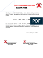 Carta Pase